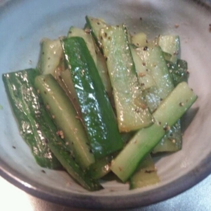 簡単!!キュウリの炒め物